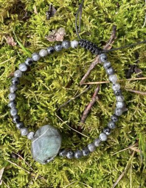 Labradoryt Bransoletka Kamień -Transformacja